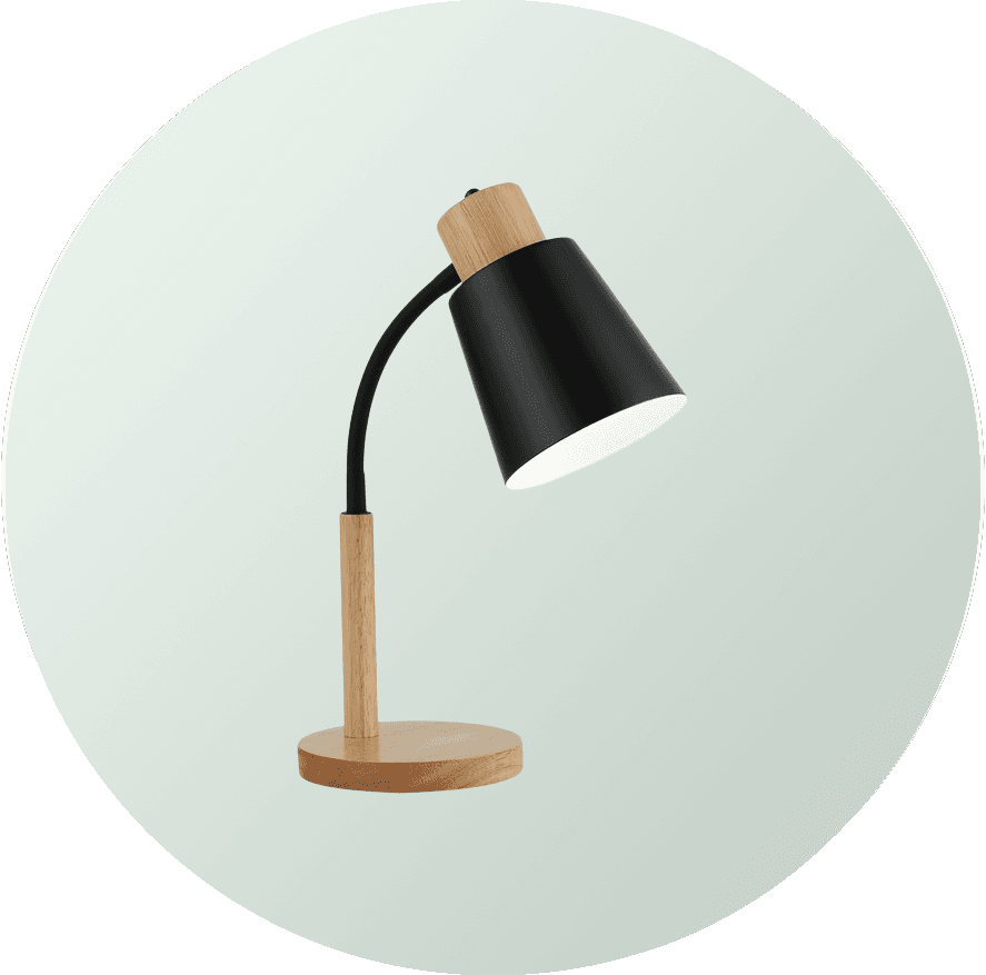 Stone lampe