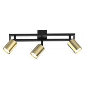 M190430 ZLATNO-CRNA spot lampa 3xGU10 max. 35W