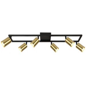 M190460 ZLATNO-CRNA spot lampa 6xGU10 max. 35W
