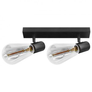 AD-OP-6430BE27 crna spot lampa 2xE27 max.60W RIO SP2 ADVITI