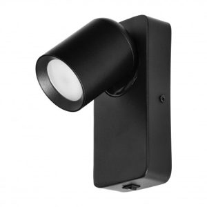 AD-OP-6480BGU10 1xGU10 max.9W crna spot lampa sa prekidačem MALTA SP1 ADVITI