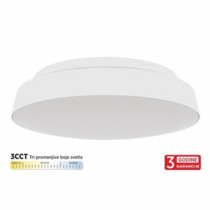 M205780 20W 3CCT 3000/4000/6500K + HALO CCT bela IP20 fi280mm okrugla LED plafonjera