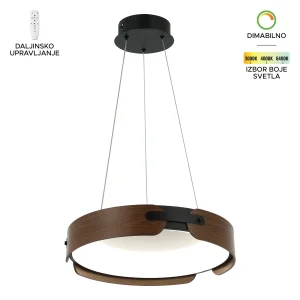 LED viseća lampa F2097-63V BK+DWD