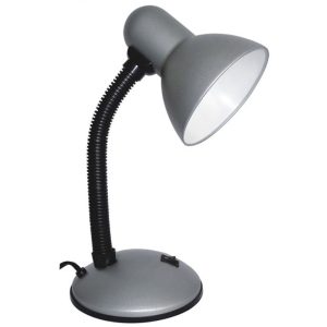 M1050 1x40W E27 srebrna stona lampa