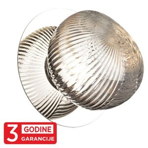 PRISMA LED MAW9401-1S hrom+smoky zidna lampa 1x4W 3000K 3y