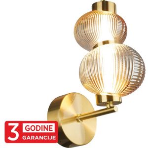 NIMBUS MAW9401-1B zlatna+amber LED zidna lampa 1x8W 3000K 3y