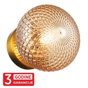 PRISMA MAW9526-1 staro zlato+amber zidna lampa 1xG9 3y
