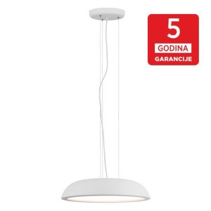 ARCADIA MPD750-450 W peskareno bela LED visilica 24W 3000K