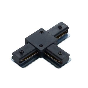 M-2TRACK-T-B crni PVC konektor za monofazni šinski reflektor