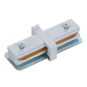 M-2TRACK-NASTAVAK-W crni ravni (nastavak) PVC konektor za monofazni šinski reflektor