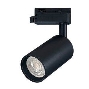 M205010-B crni GU10 šinski reflektor 55x163mm