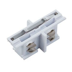 M-4TRACK-NASTAVAK-W beli ravni (nastavak) PVC konektor za trostopeni šinski reflektor