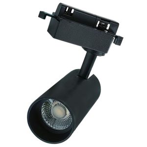 M203731 C 20W 6500K LED COB crni šinski reflektor