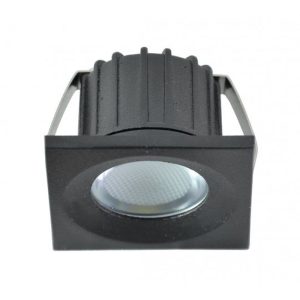 M953014 crna 3W 6500K LED lampa ugradna