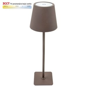 M6002-BR BRAON 2W IP20 LED TOUCH dimmable + 3CCT 3000-6000K stona lampa DC5V LED