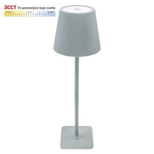 M6002-S SIVA 2W IP20 LED TOUCH dimmable + 3CCT 3000-6000K stona lampa DC5V LED