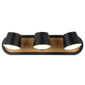 LED zidna lampa F2077-24Z BK+WD